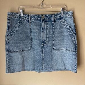 Edited by Remi Bader Denim Mini Skirt